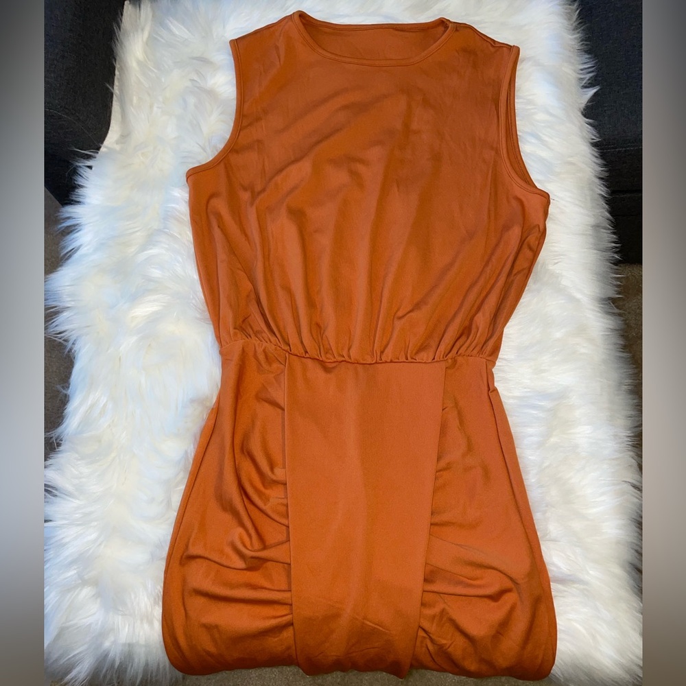 Ruched Split Dress NWT